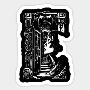 The Haunted Corridor Sticker